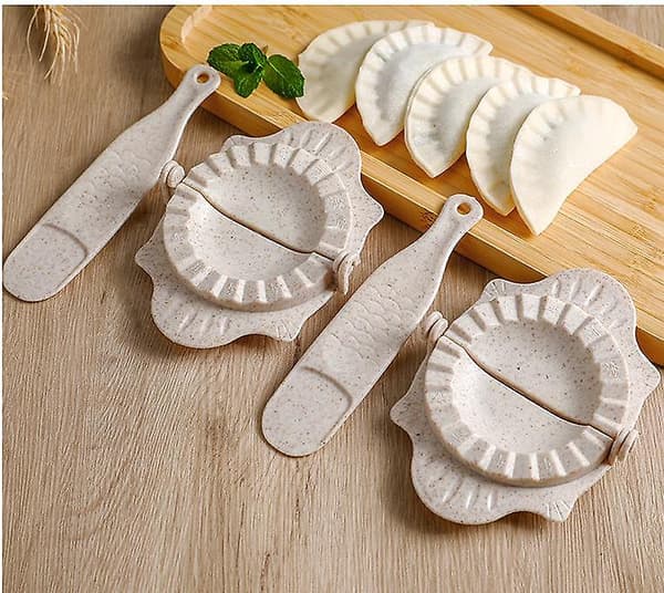Mordely Dough Press Set: Perfect For Dumpling, Calzone, Ravioli, Empanada, Turnover & Pierogi