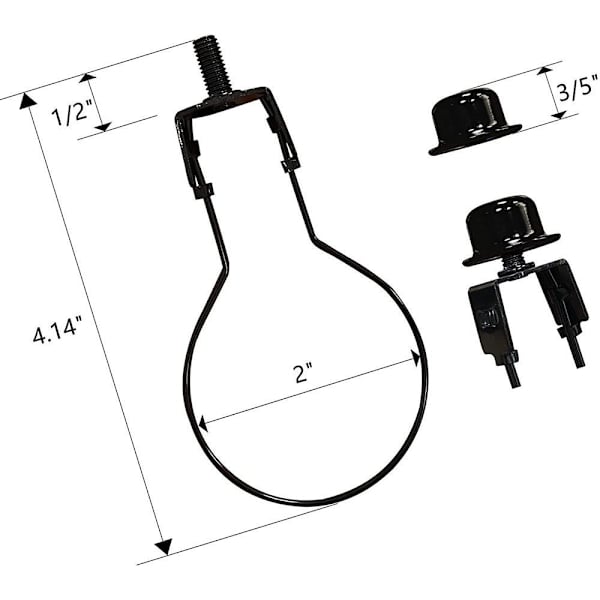 Mordely Glödlampshållare Adapter SILVER silver