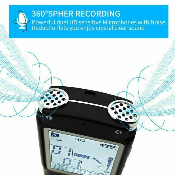 Mordely Röstinspelning MP3-spelare 4GB