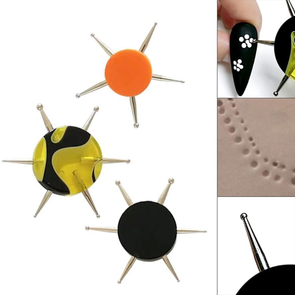 Mordely Nail Art Dotting Tools Nail Drill Point B