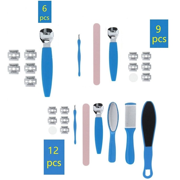 Mordely 6/9/12 st Fotfilset Set 6PCS/ SET 6pcs/set