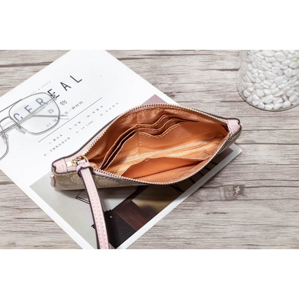 Mordely Men'swomen Wallet Business Casual Clutch Bag Large Capacity Mobile Phone Bag Business Bags European And American Fashion Bags Brown
