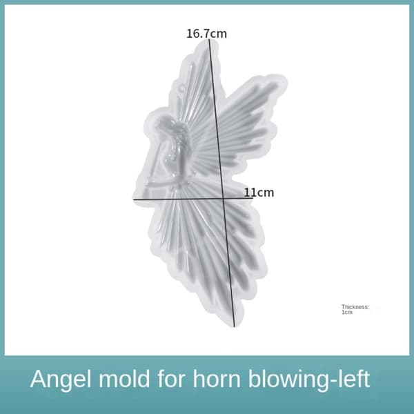 Mordely 2st Molds Spegel Shiny Silikonform FORM HÖGER Right