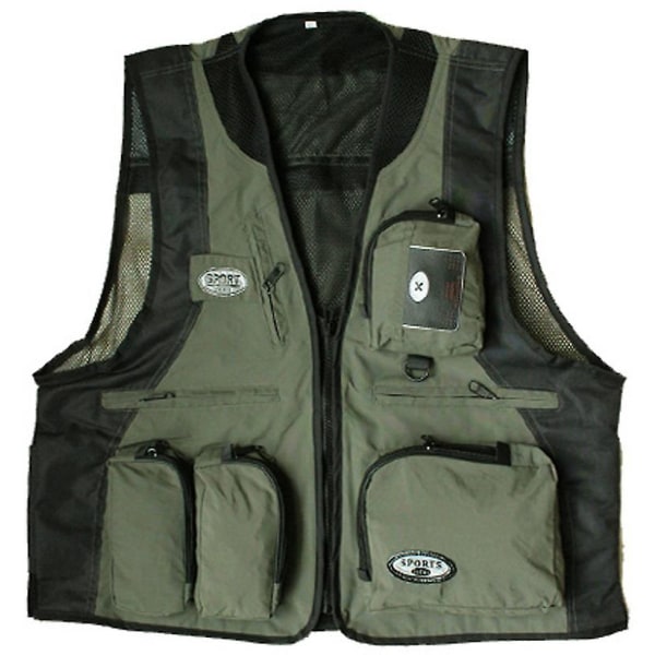 2023 Photography Vest Men And Women Multi Pocket Overalls Fishing Casual Vest XXXL