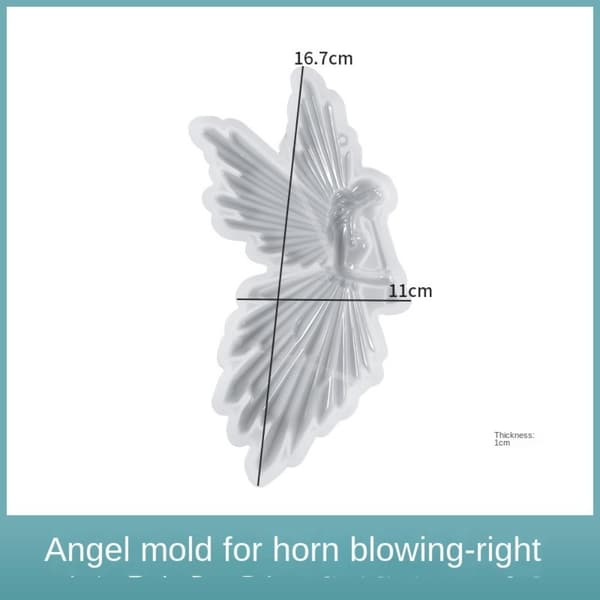 Mordely 2st Molds Spegel Shiny Silikonform FORM HÖGER Right