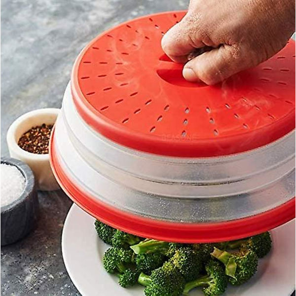 Mordely Housse Micro-ondes Foldable With Fruits And Vegetables, Sterile And Non-toxic (red) @