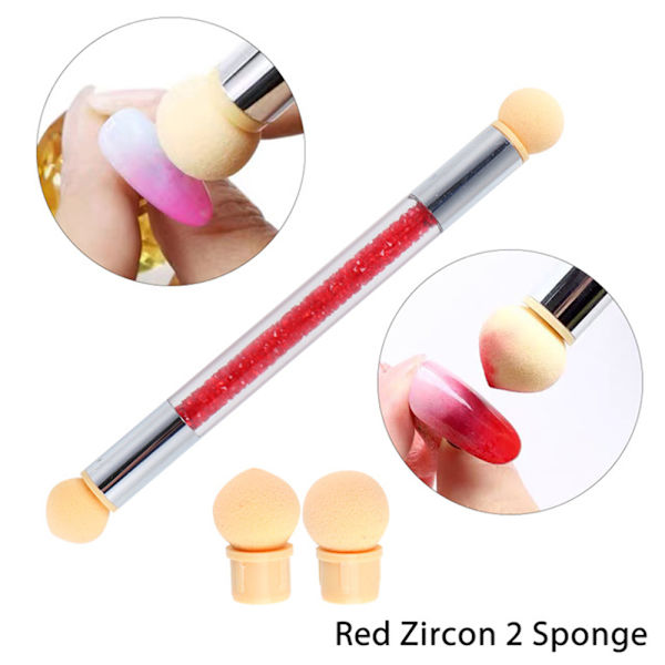 Mordely Ombre Nail Brush Svampar Set Gradient 06