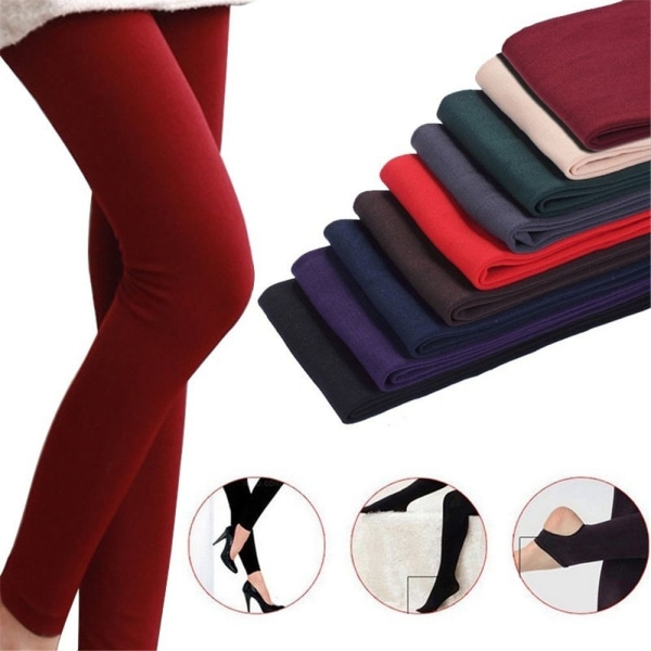 Mordely Ohut leggingsit Paksut sukkahousut VIININPUNAINEN STYLE 02 wine red Style 02