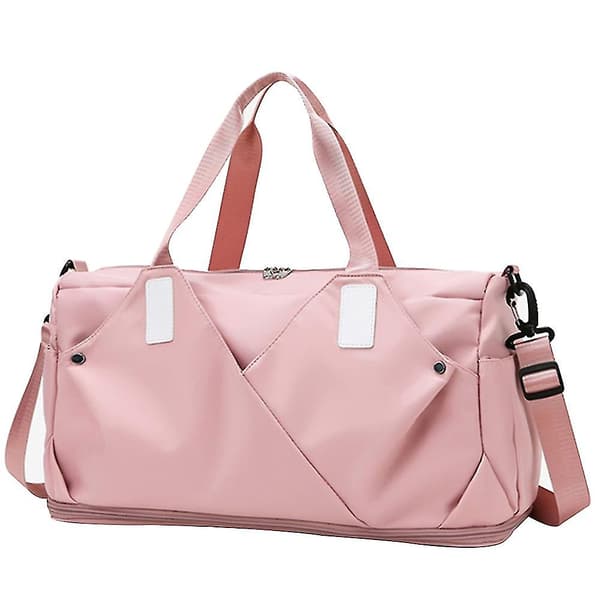 Women's Large-capacity Folding Lightweight Trolley Case Luggage Bag Pink