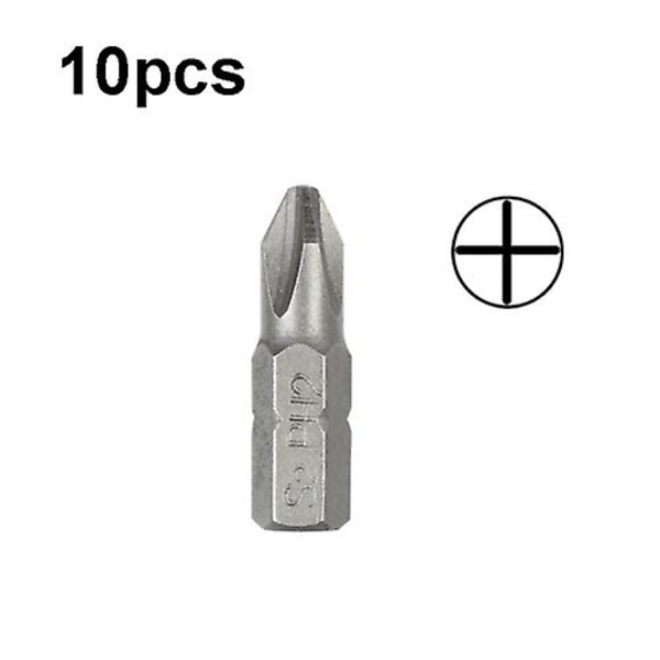 10 Electric Screwdriver Short Bits Strong Magnetic Screwdriver Bits - Phillips Ph2