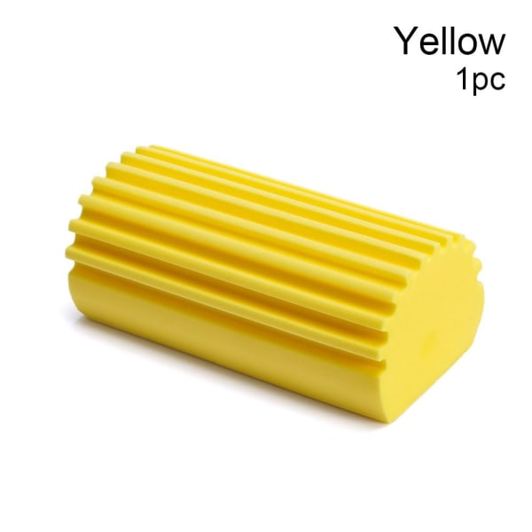 Mordely Magiska dammrengöringssvampar Fuktig ren dammsvamp GUL 1 Yellow 1 Pc-1 Pc