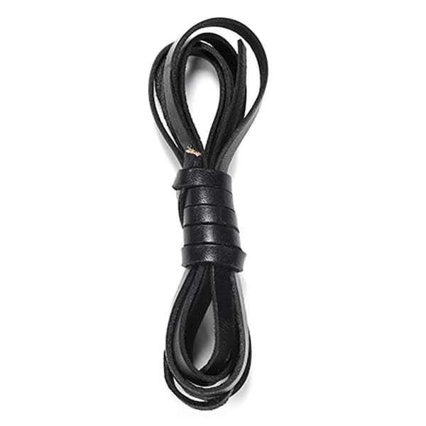 Mordely Läderrep Läder Topplager SVART black