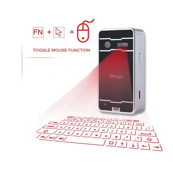 Bluetooth trådlös projektortangentbord