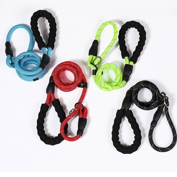 Mordely Slip Leash, Anti-choking Training Leash Rope With Reflective Threads