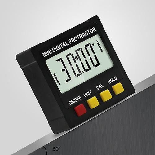 Electronic Digital Display Inclinometer Slope Level Meter Protractor Four-sided Magnetic Angle Ruler