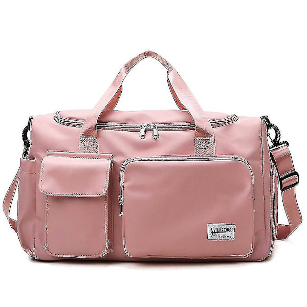 Gym Bag Dry And Wet Separation Sports Leisure Bag Pink