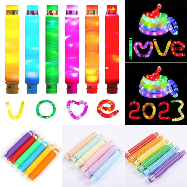 Mordely Pop Tubes LED-blixt .6CM  .6cm 4.6cm4
