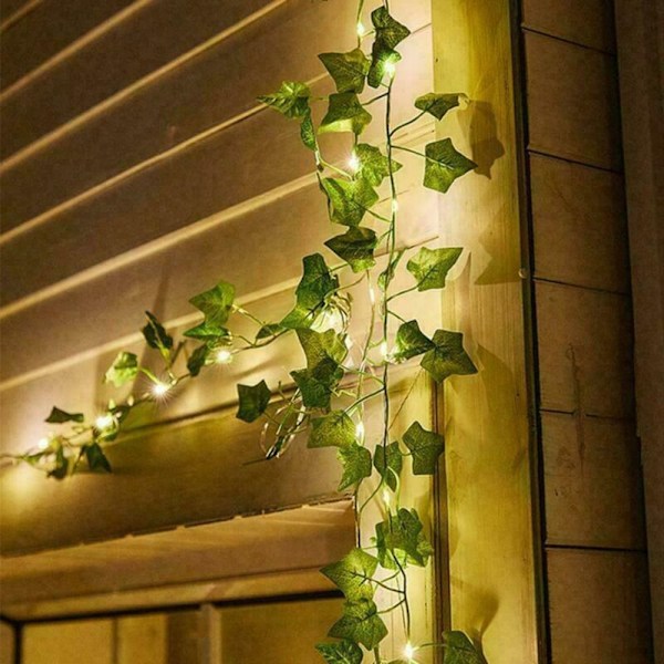 Mordely LED aurinkoenergialla toimivat Ivy Fairy String Lights 2M 20LED 2m20LED