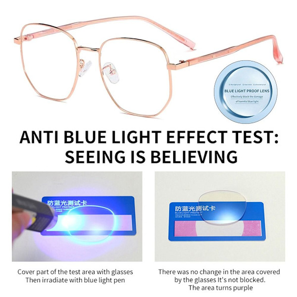 Mordely Myopia Glasögon ROSE GOLD STRENGTH 200 Rose gold Strength 200