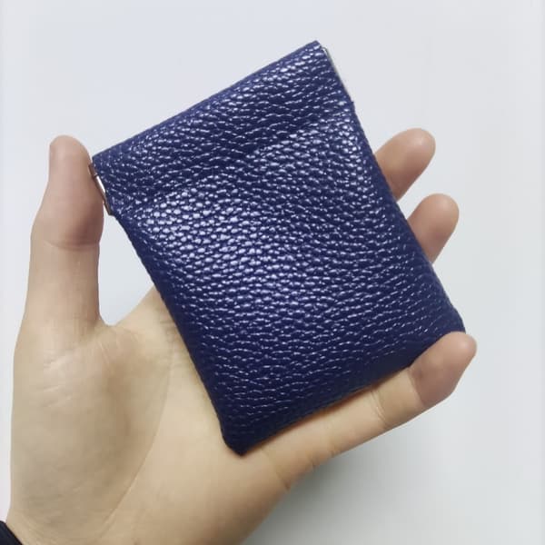 Mordely 3st PU-lädermyntväska BLÅ 3ST Blue 3Pcs-3Pcs