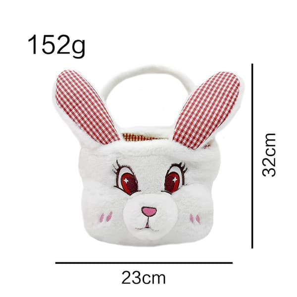Cow Easter Basket Plush Cow Easter Basket Plush Doll White rabbit