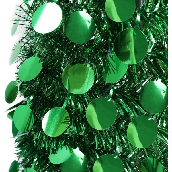 5 fot julgran grön hopfällbar för inredning