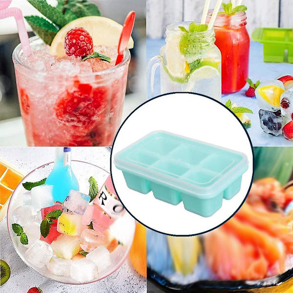 Cube Silicone Ice Tray, Ice Cubes Keep Your Drink Cooled
