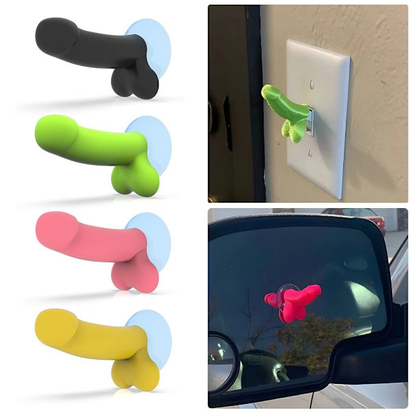Mordely Funny Sucker Dick Spoof Power Control Cap SORT Black