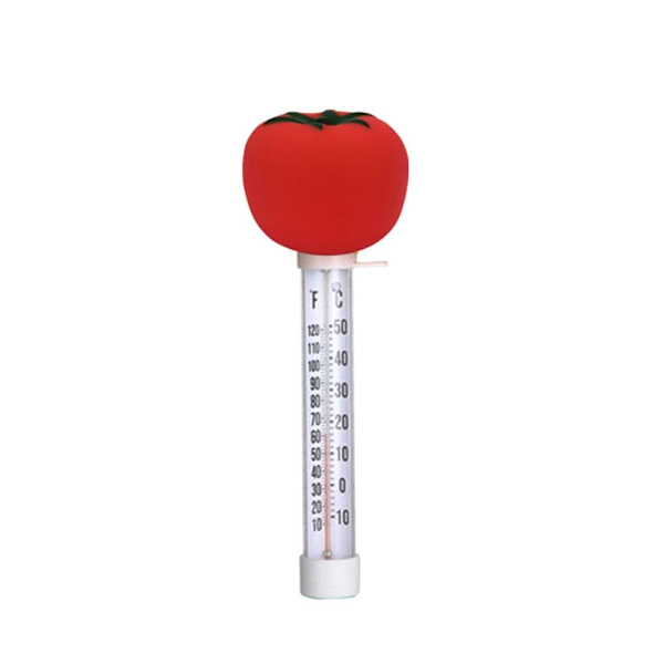 Mordely Simbassängtermometer Floattermometer TOMATTOMAT tomato