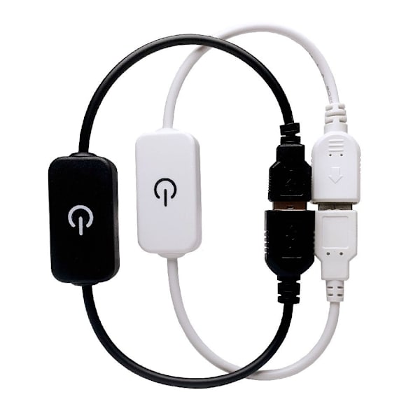 Mordely LED Dimmer Switch Manuell Knop Touch WHITE white