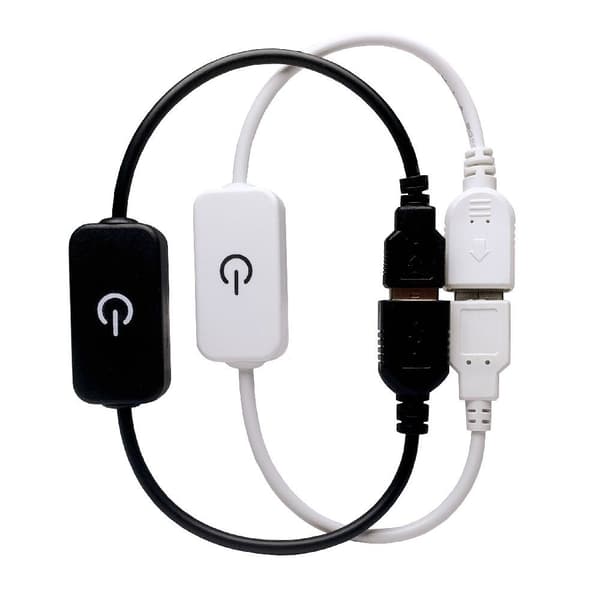 Mordely LED Dimmer Switch Manuell Knopp Touch SVART black