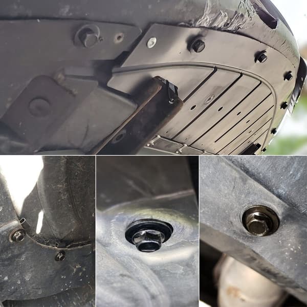 35 st U-klämma Hållare Shield Body Bolts Nit Clips