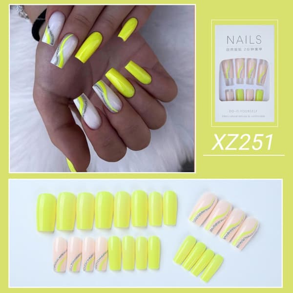 Mordely 24st False Nail Full Cover XZ249