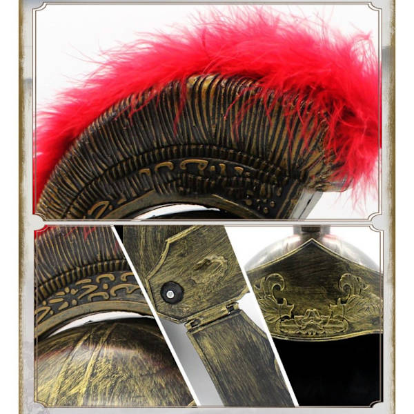 Mordely Maskeradehjelm Spartan Warrior Hat 6