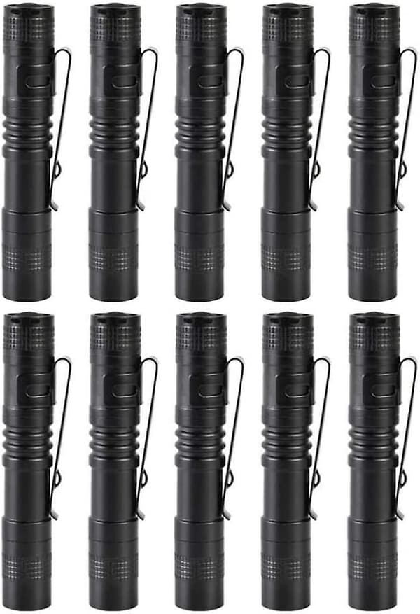 Led Pen Torch Mini Camping Torch Waterproof Camping Torch 10pcs (without Battery)