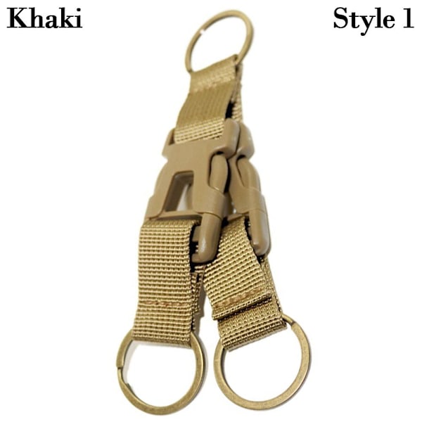 Mordely Hängande webbspänne Vandring Klätterkarbin KHAKI STYLE 1 Khaki Style 1-Style 1