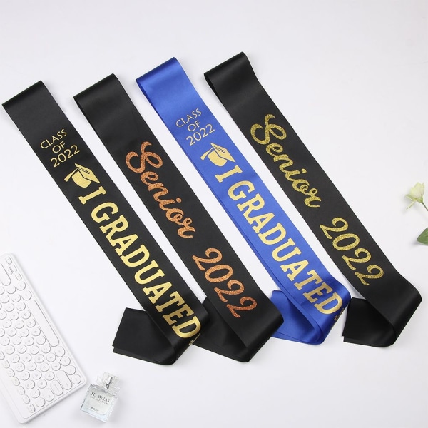 Mordely 2023 Graduation Sash Graduated Satin 6