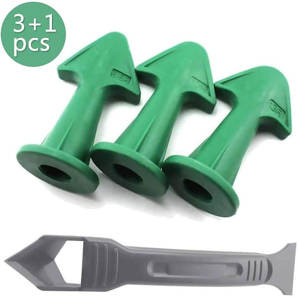 Mordely Reusable Caulking Nozzle Scraper Set, Caulking Spatulas, Silicone Removal Tool, For Silicone Gaskets Gasket Scraper Glass Glue Tile Scraper