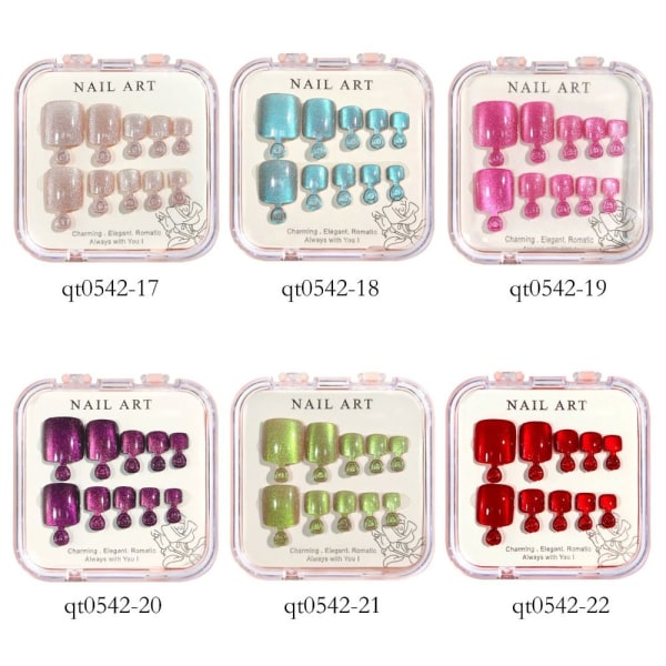 Mordely Toe Nails Fake Nails QT0542-18 QT0542-18 qt0542-18