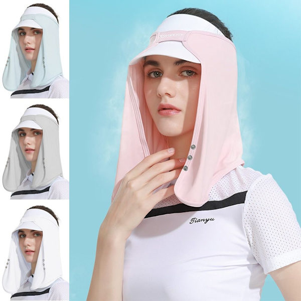 Mordely Ice Silk Hat Solhatt GRÅ Grey