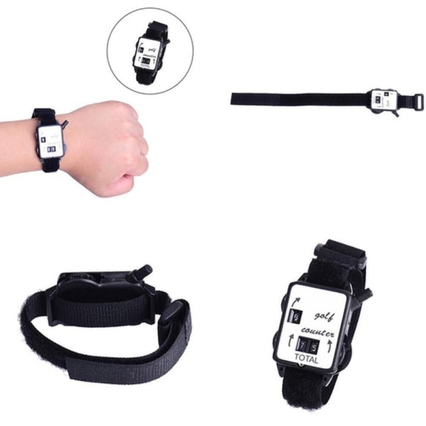 Mordely Golf Score Counter Shot Armband Golf Count Watch