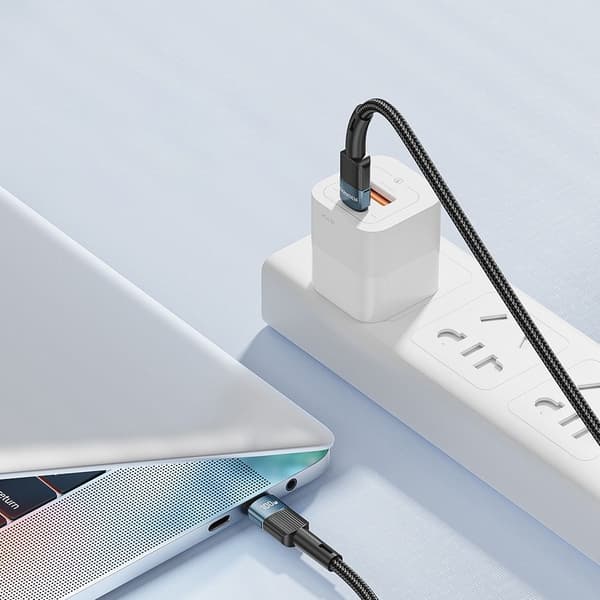 Mordely USB-C-kabel Typ-C Laddningskabel SVART Black
