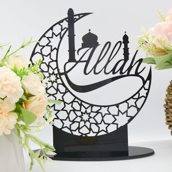 Mordely Eid Mubarak Dekor Ramadan Ornament SILVER BT006 silver BT006-BT006