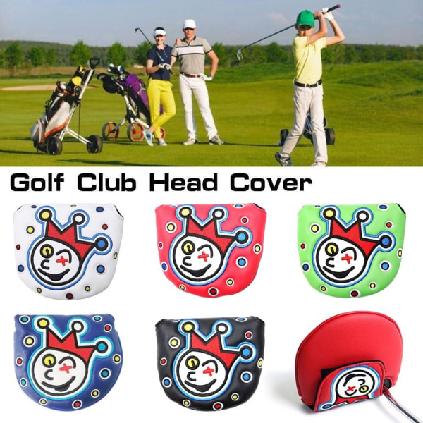 Mordely Golf Putter Head Cover Golf Club Covers RÖD Red