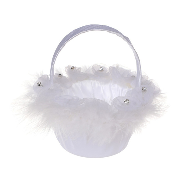 Mordely 2st Blomkorg Flower Girl Baskets 2ST-E 2ST-E 2PCS-E