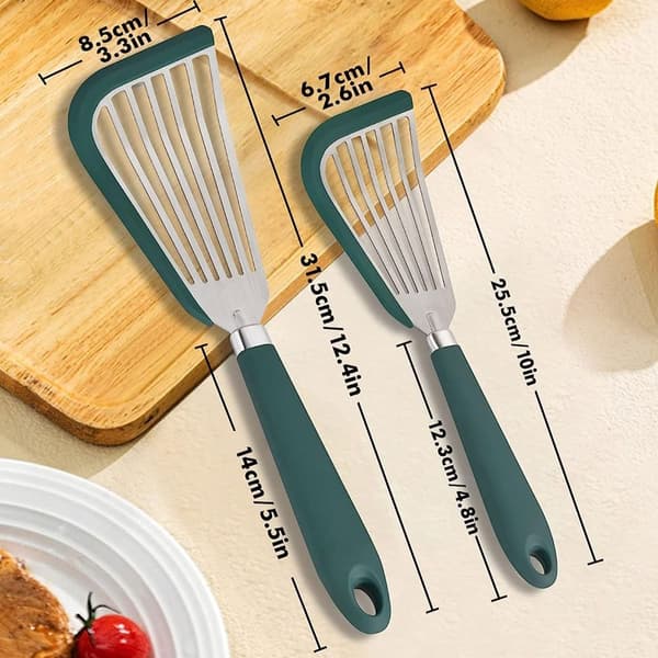 Mordely 2st Fiskspadar Spring Stål Spade Set SMALL&LARGE small&large