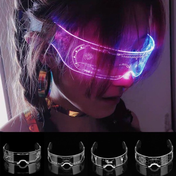 Mordely LED-ljusglasögon Cyberpunk EyeWare TYPE 2 Type 2