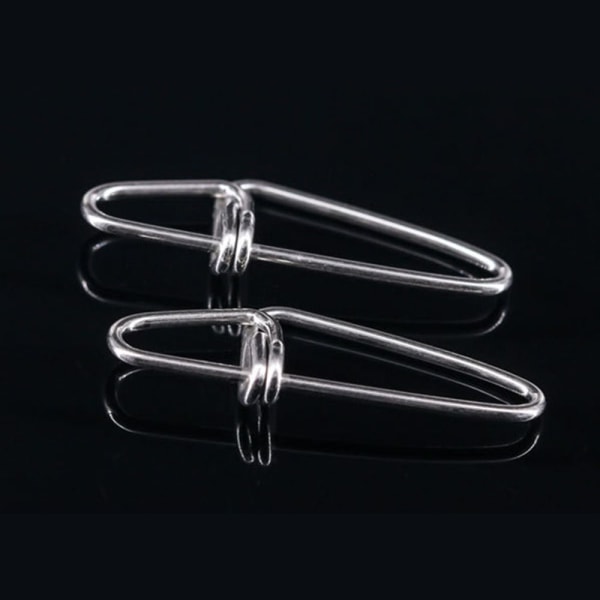 Mordely 100 st Fishing Snap Connector med Pin Heavy Duty Ball 3