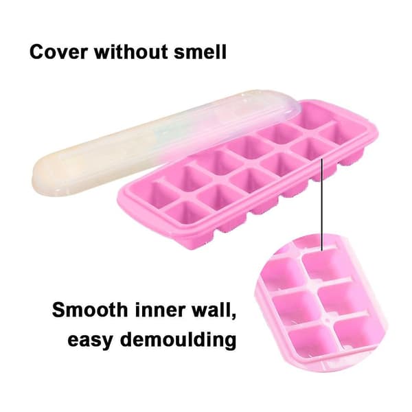 Mordely Easy Release Ice Cube Tray - Pack Of 3