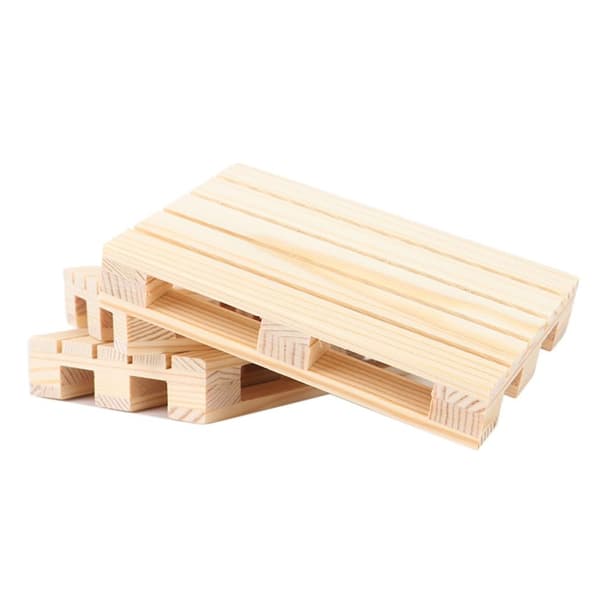 Mordely Trä Cup Coaster Mini Pall Drinks Isolering Pad wooden